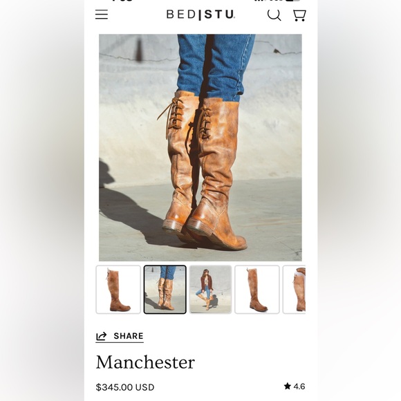 BED-STU MANCHESTER TALL BOOTS 👢 - Picture 8 of 8